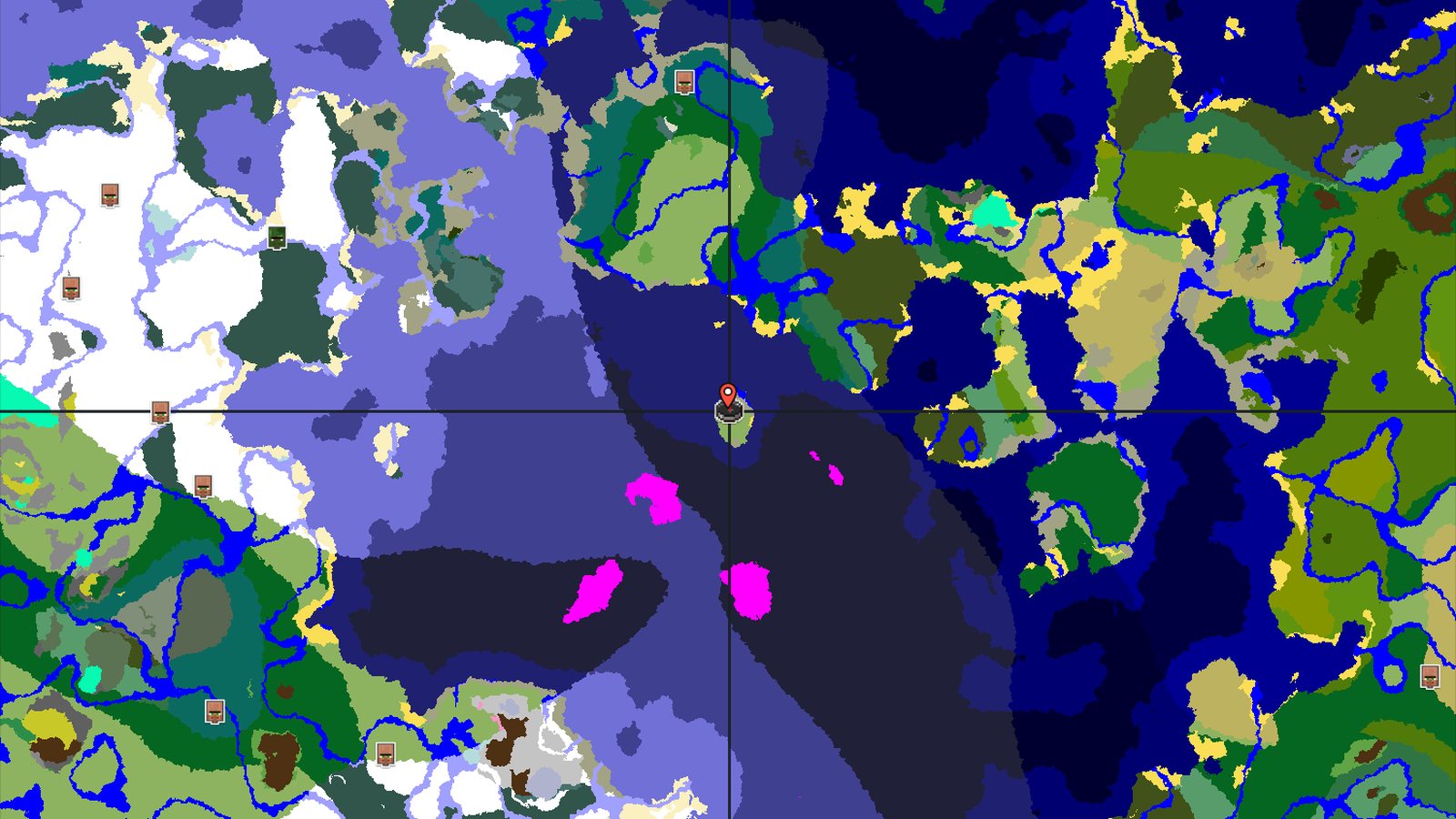 Island Spawn with Mushroom Fields Nearby — Minecraft seed preview