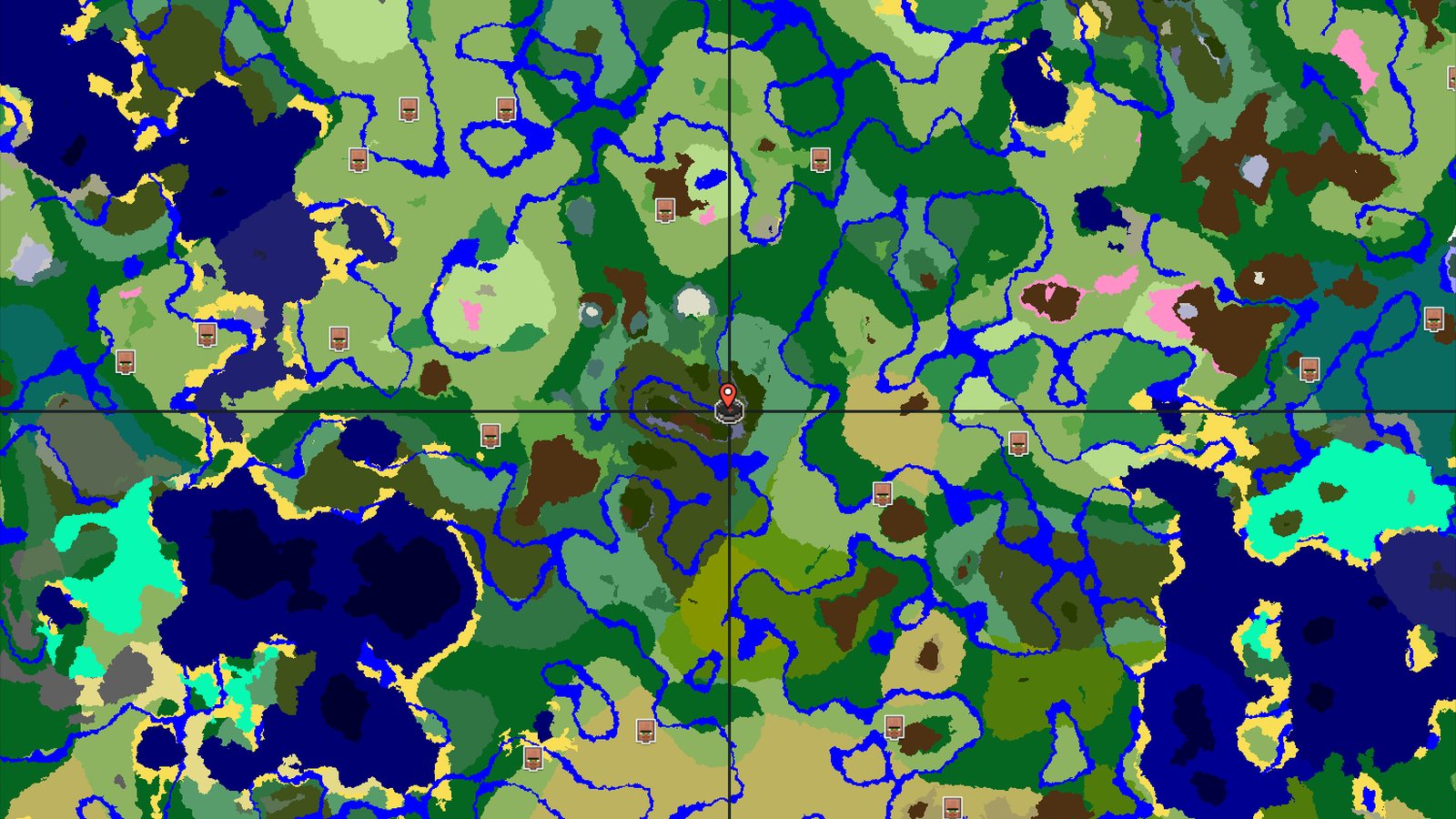 Dark Forest Spawn with Nearby Pale Garden — Minecraft seed preview