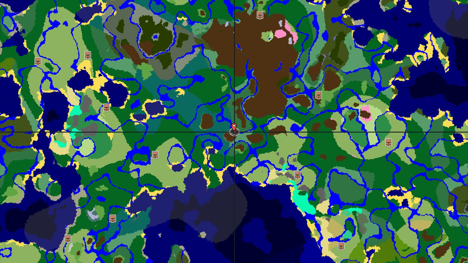 Pale Garden and Taiga Hills Near Spawn — Minecraft seed preview