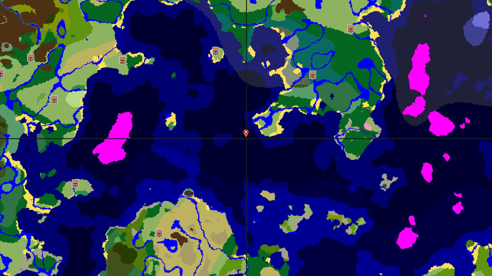Pillager Outpost Near a Stronghold — Minecraft seed preview