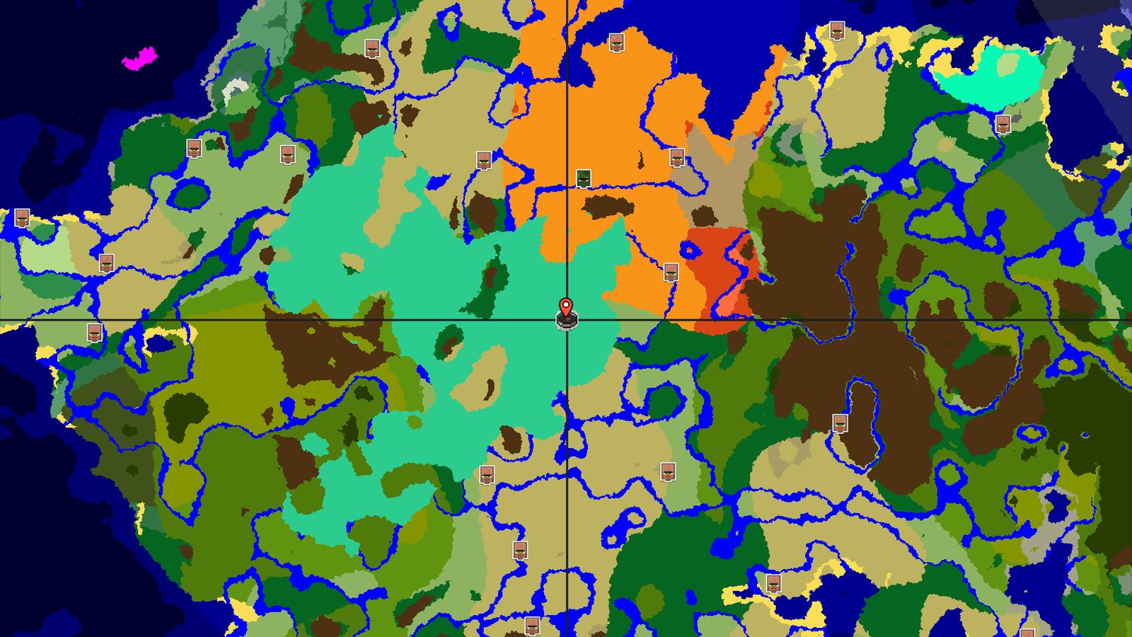 Savanna and Mangrove Start with Close Village — Minecraft seed preview