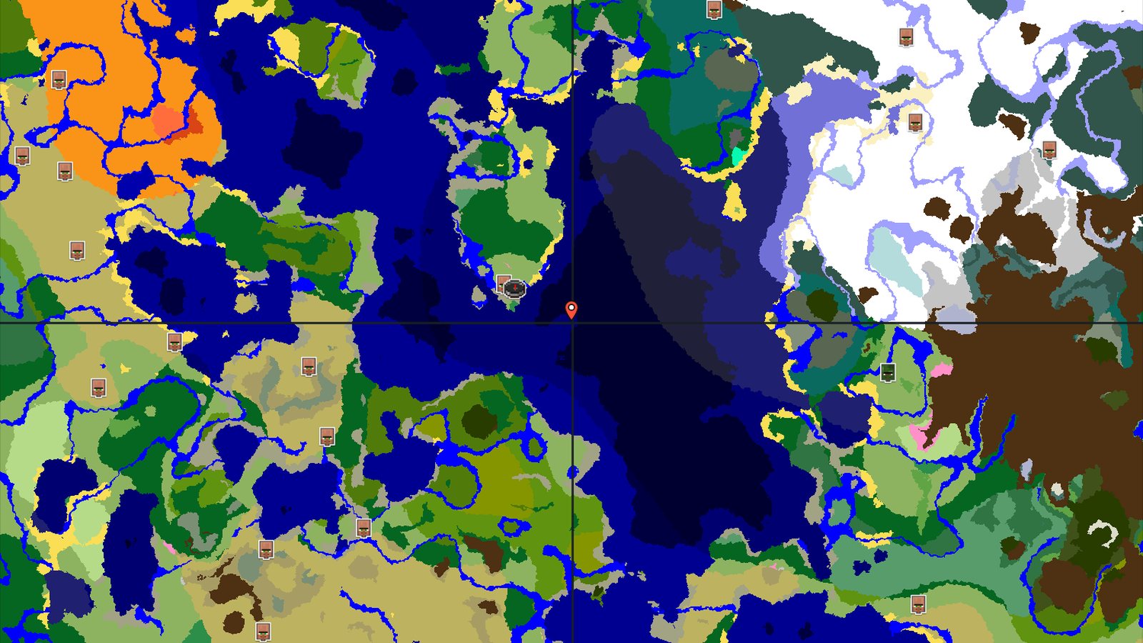 Minecraft Seed: Plains Spawn with Village and Mineshaft — Minecraft seed preview