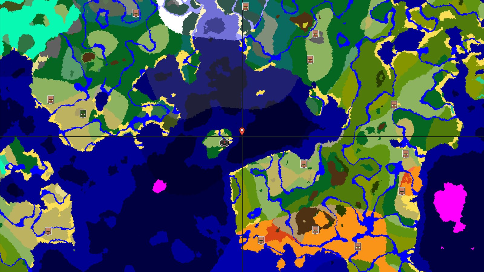 Island Spawn with Nearby Trial Chambers — Minecraft seed preview