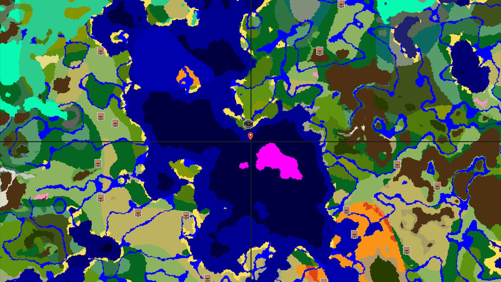 Jungle Spawn with Nearby Mushroom Fields Island — Minecraft seed preview