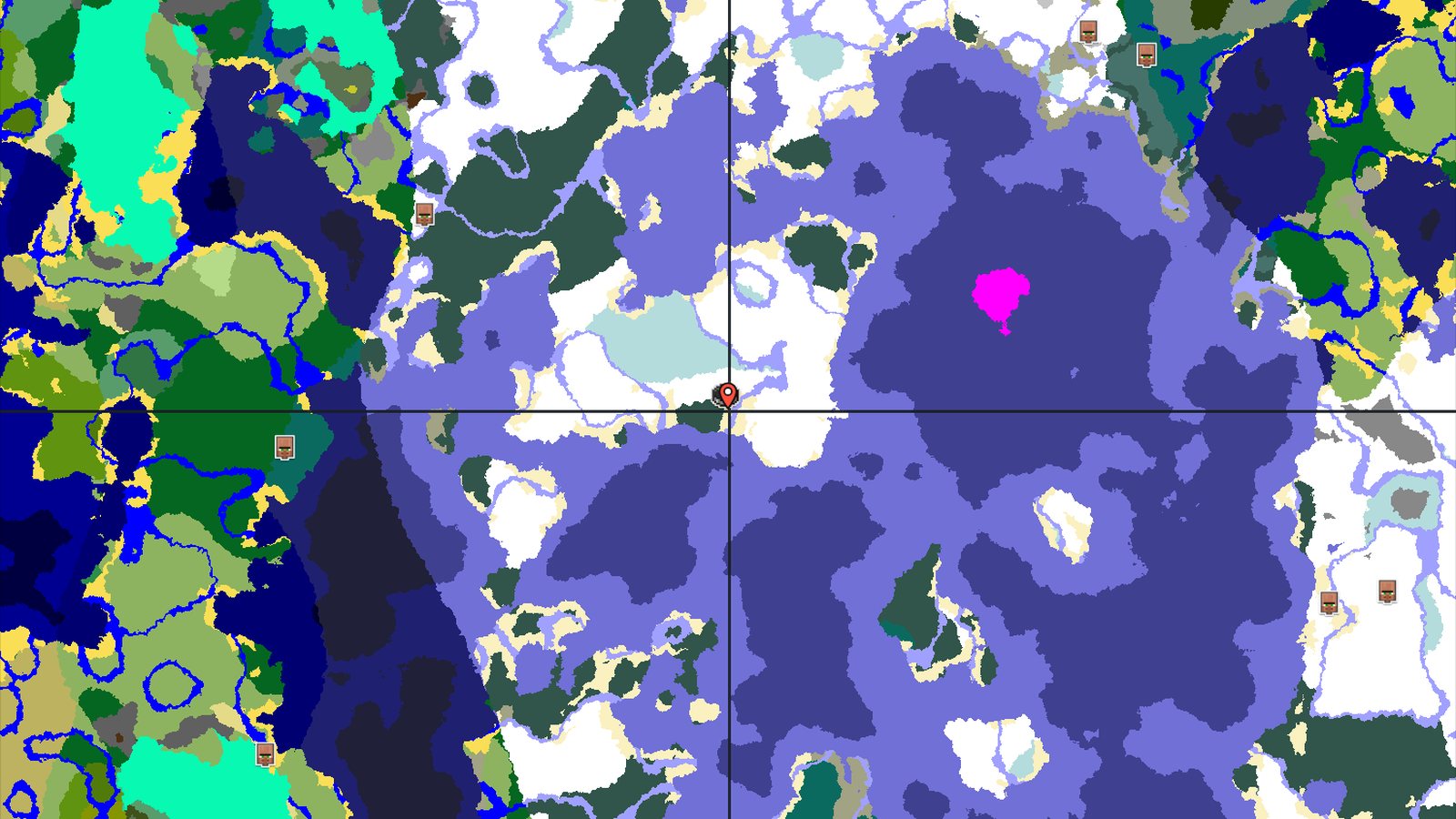 Ice Spikes Near Spawn in a Frozen Landscape — Minecraft seed preview