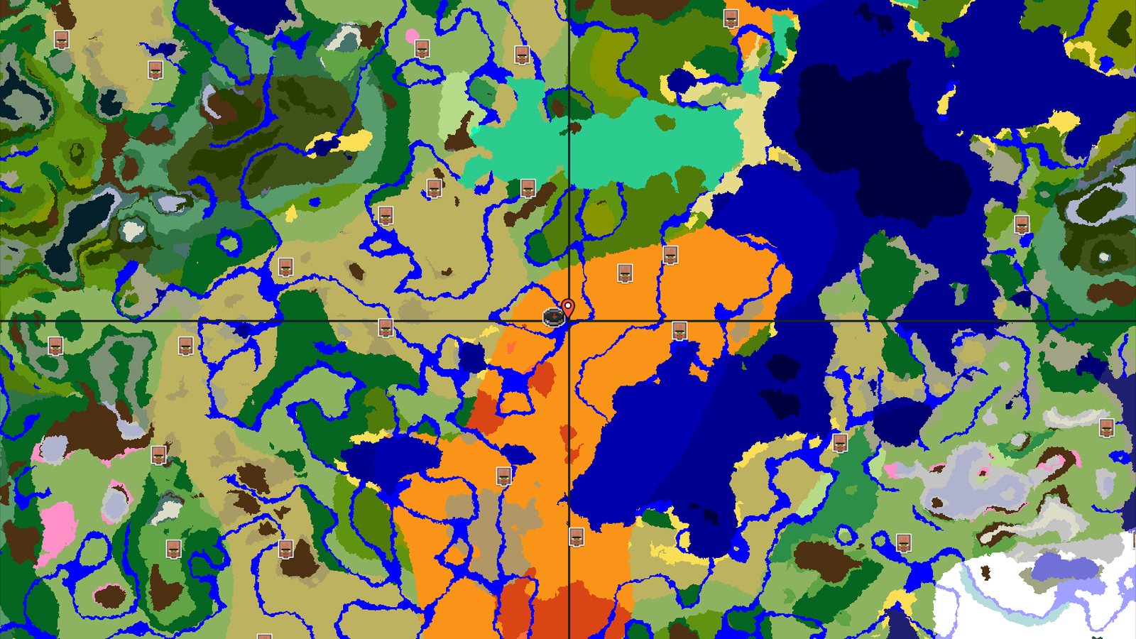 Desert Spawn with Nearby Badlands and Trial Chambers — Minecraft seed preview