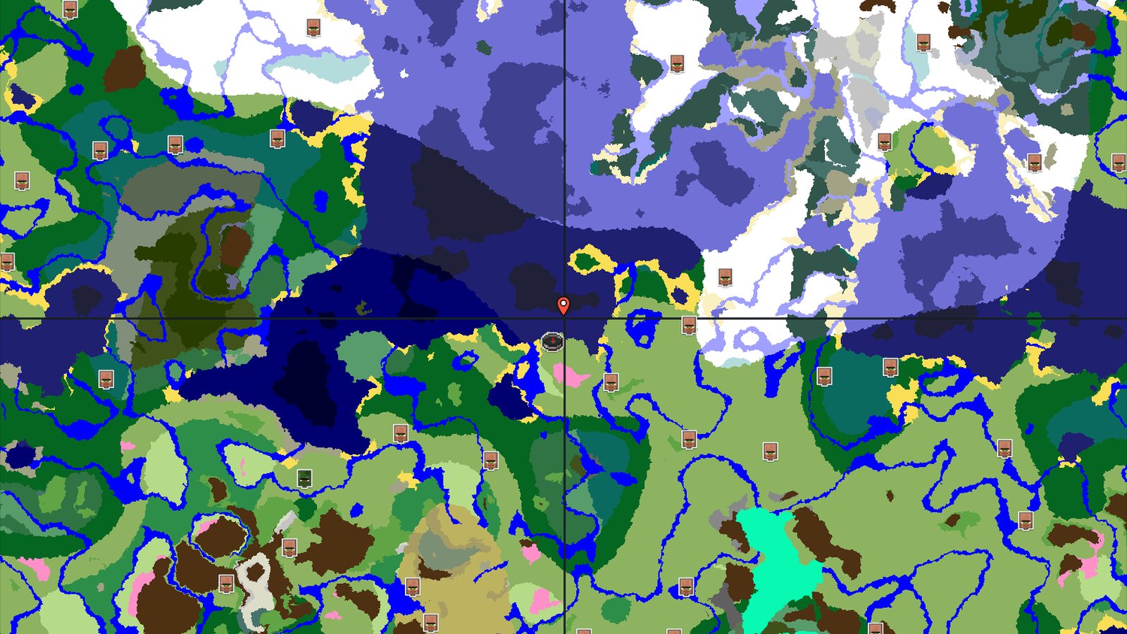 Dappled Forest and Cherry Grove Peninsula — Minecraft seed preview