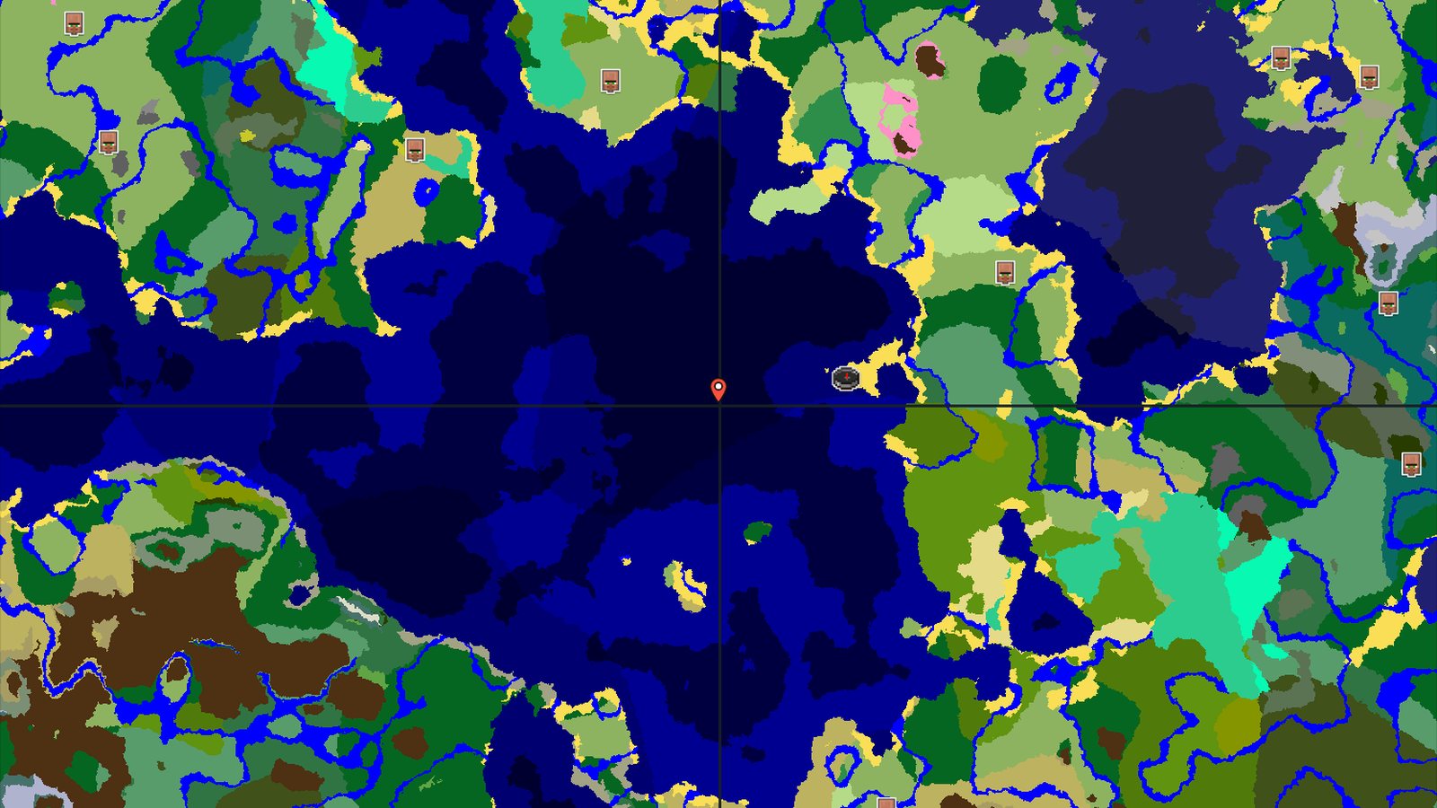An Island Start with Immediate Underground Access — Minecraft seed preview