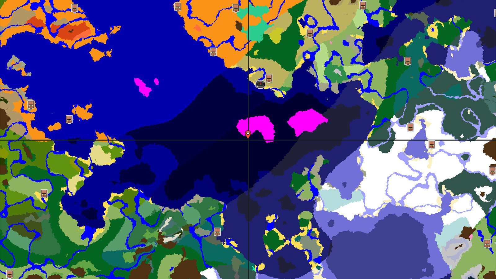 Mushroom Fields and Ocean Adventures Near Spawn — Minecraft seed preview