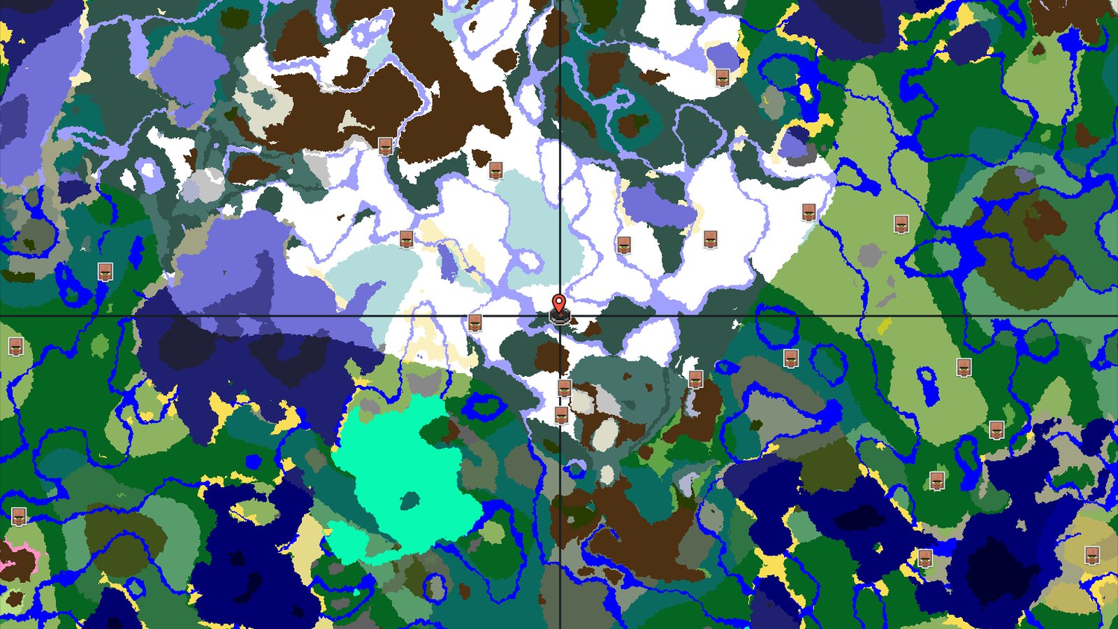 Ancient City Near Spawn in a Snowy Landscape — Minecraft seed preview