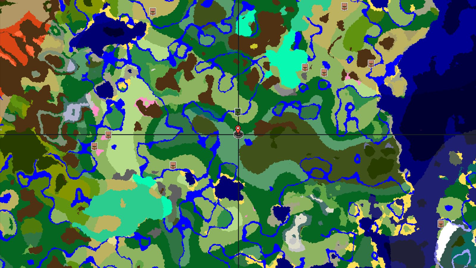 Old Growth Birch Forest with Abandoned Village — Minecraft seed preview