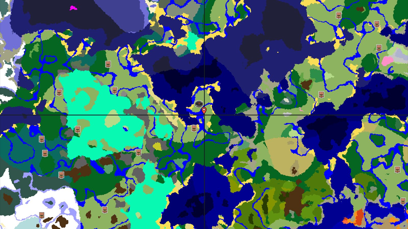 Plains Spawn with Nearby Structures and Lush Caves — Minecraft seed preview
