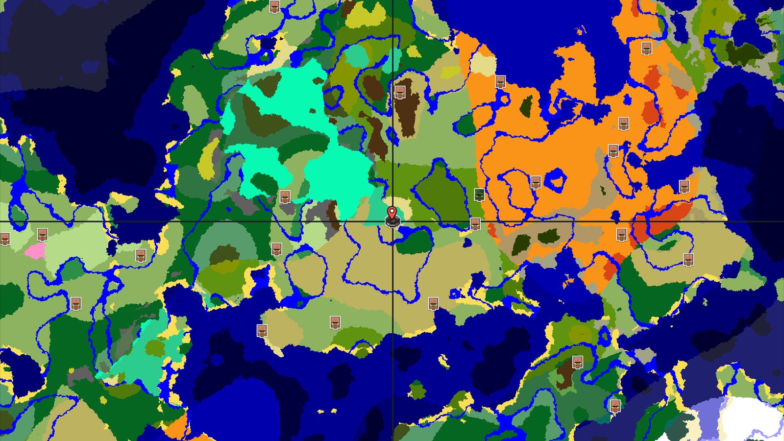 Windswept Savanna Spawn With Nearby Mangrove Swamp — Minecraft seed preview