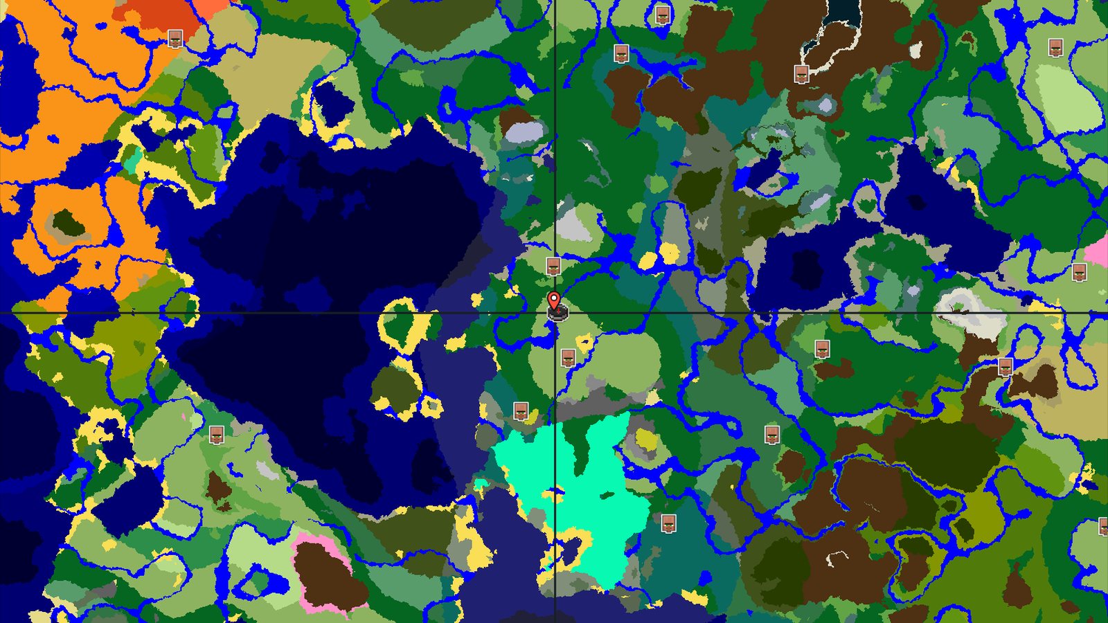 A Peaceful Plains Start with Nearby Mountain Peaks — Minecraft seed preview