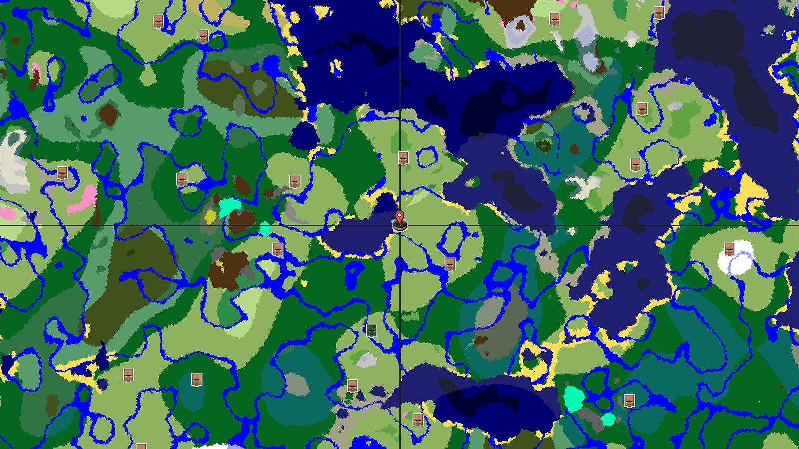 Dappled Forest Island with Nearby Village — Minecraft seed preview