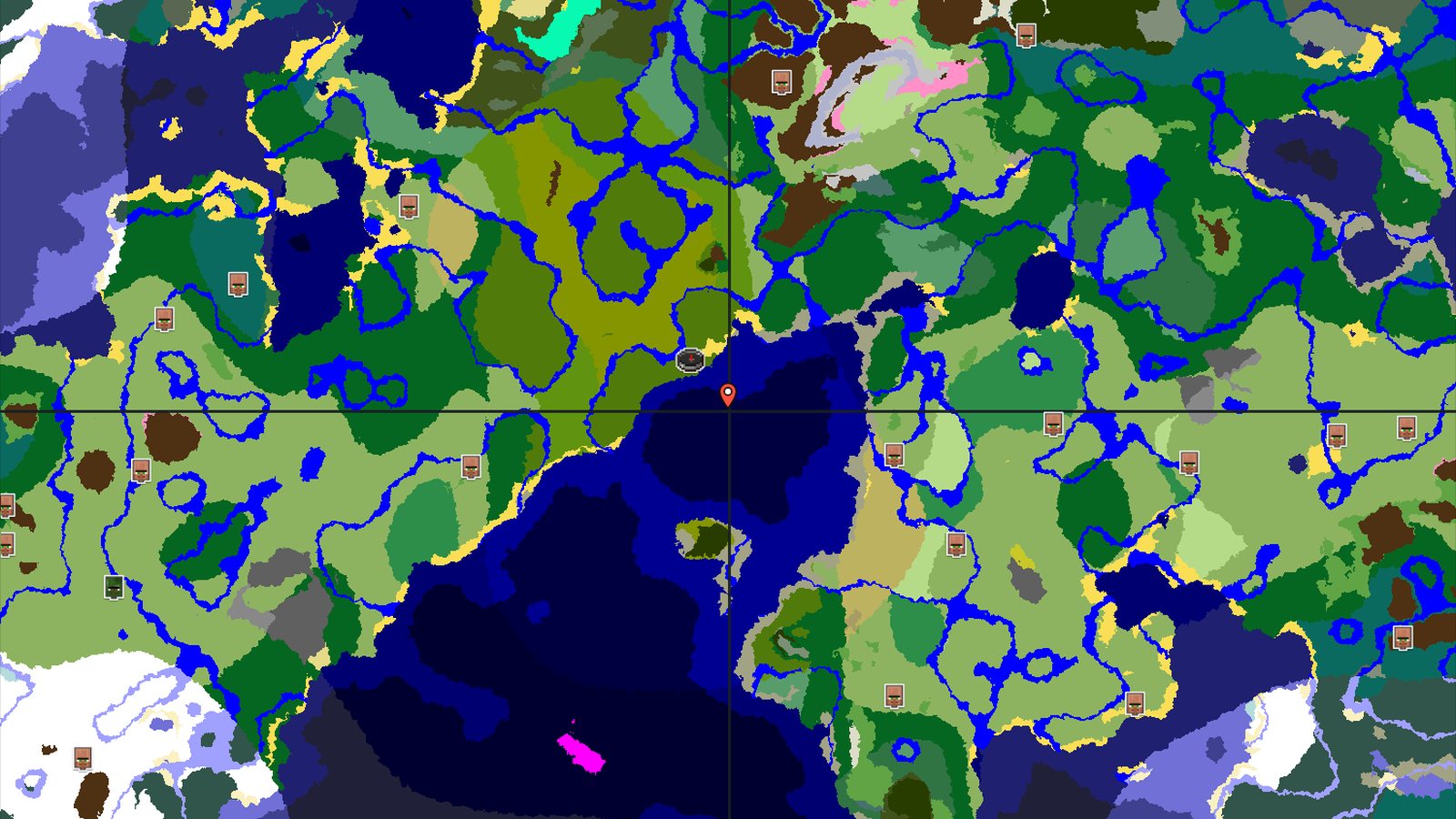 Spawn in a Lush Jungle with Many Nearby Structures — Minecraft seed preview
