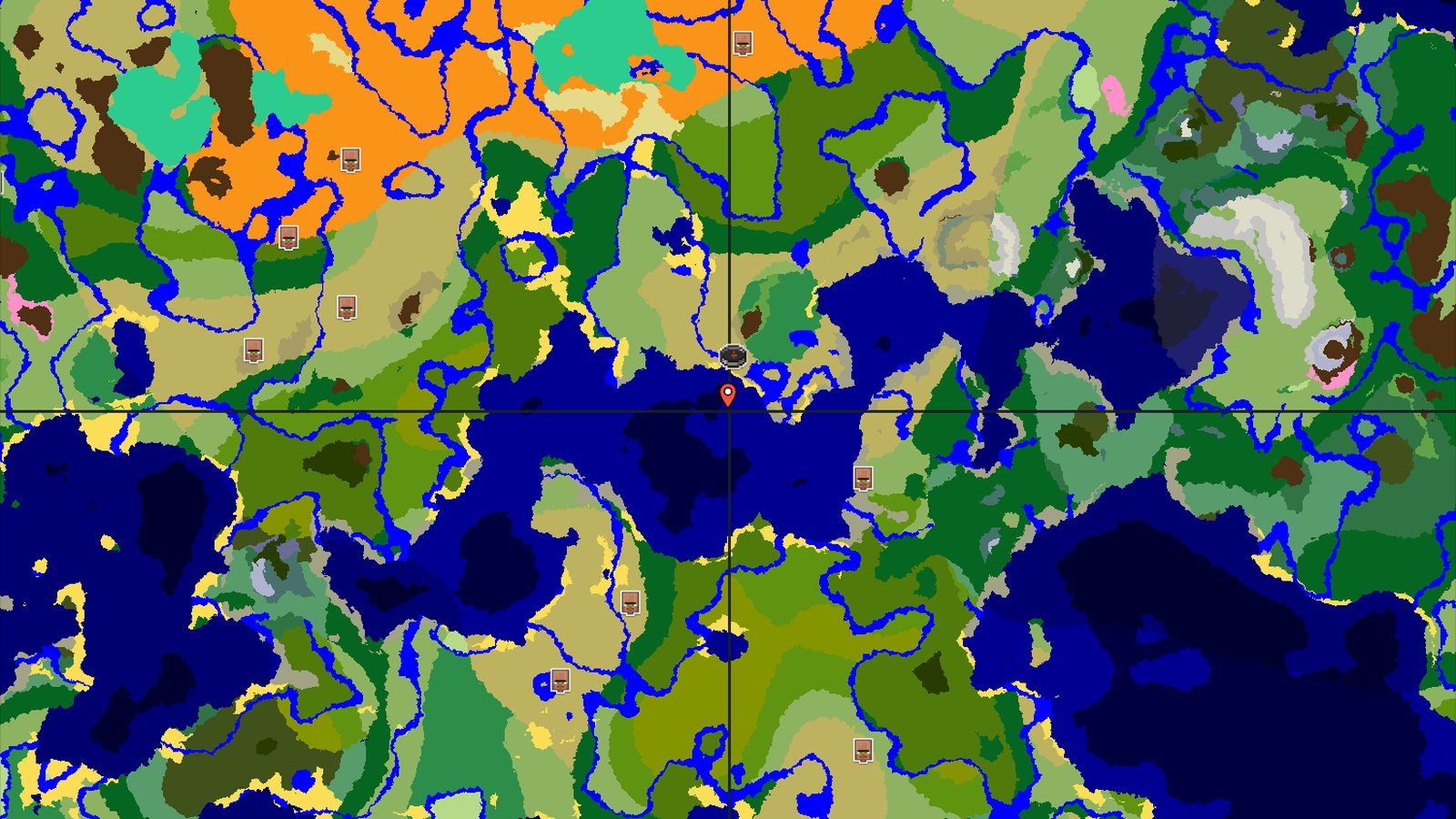 Savanna Spawn with Distant Jungle and Ancient City — Minecraft seed preview