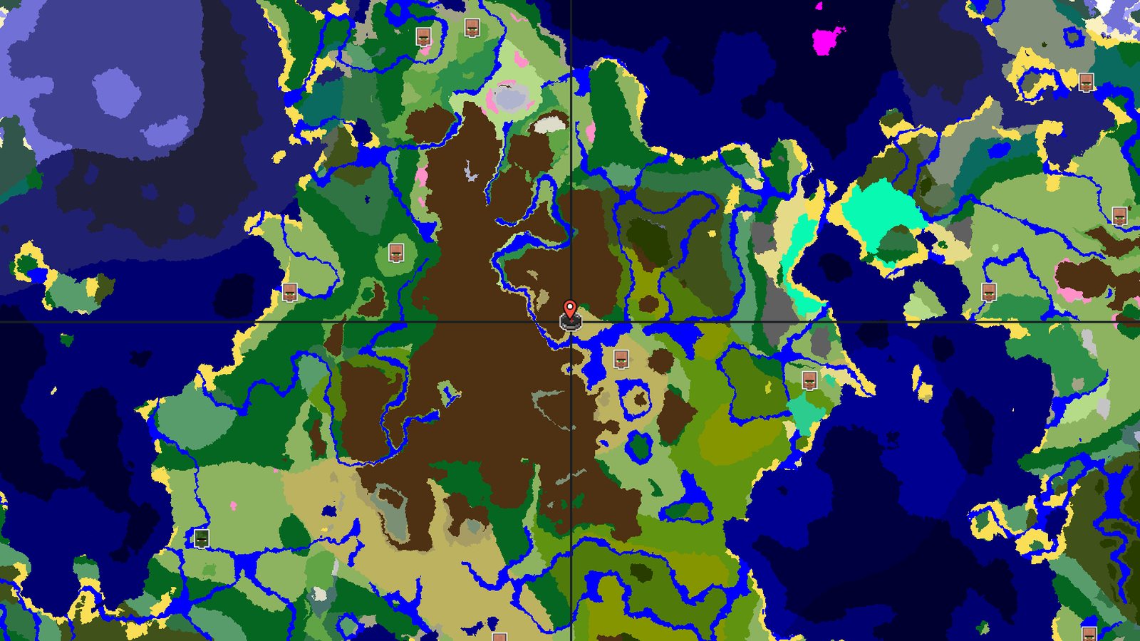 Savanna Spawn with a Close Ruined Portal — Minecraft seed preview