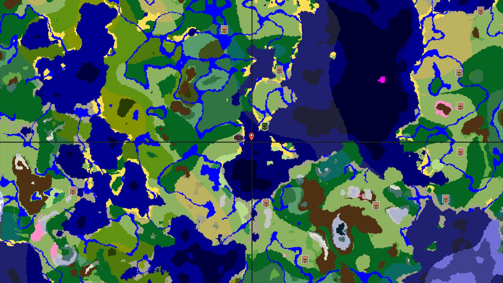 Island Hopping Near Spawn, Zombie Village Southeast — Minecraft seed preview