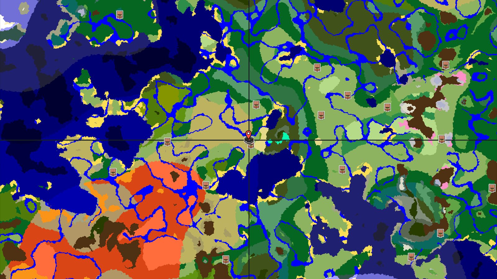 Savanna Start with a Village Nearby — Minecraft seed preview
