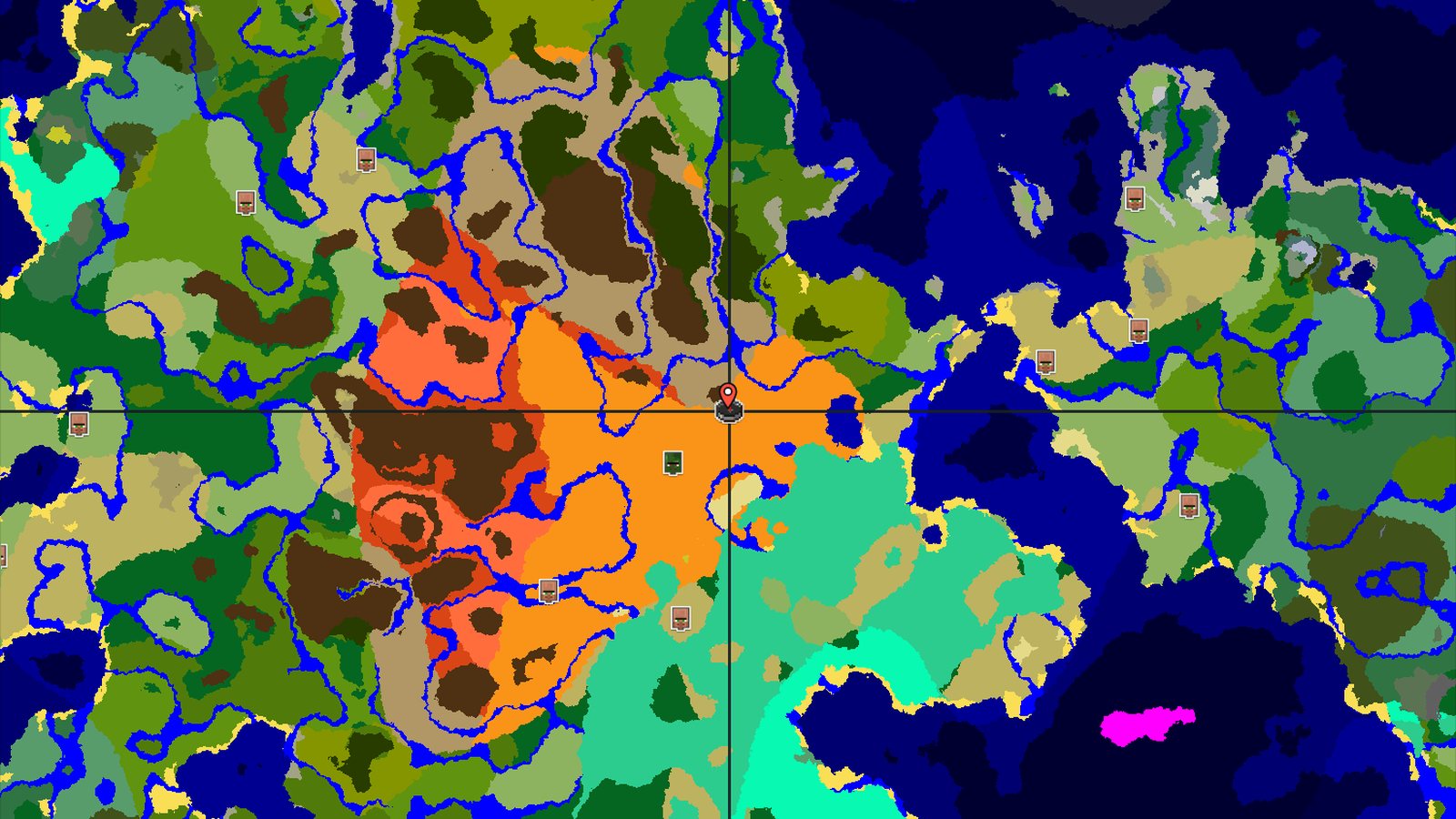 Desert Well and an Abandoned Village — Minecraft seed preview