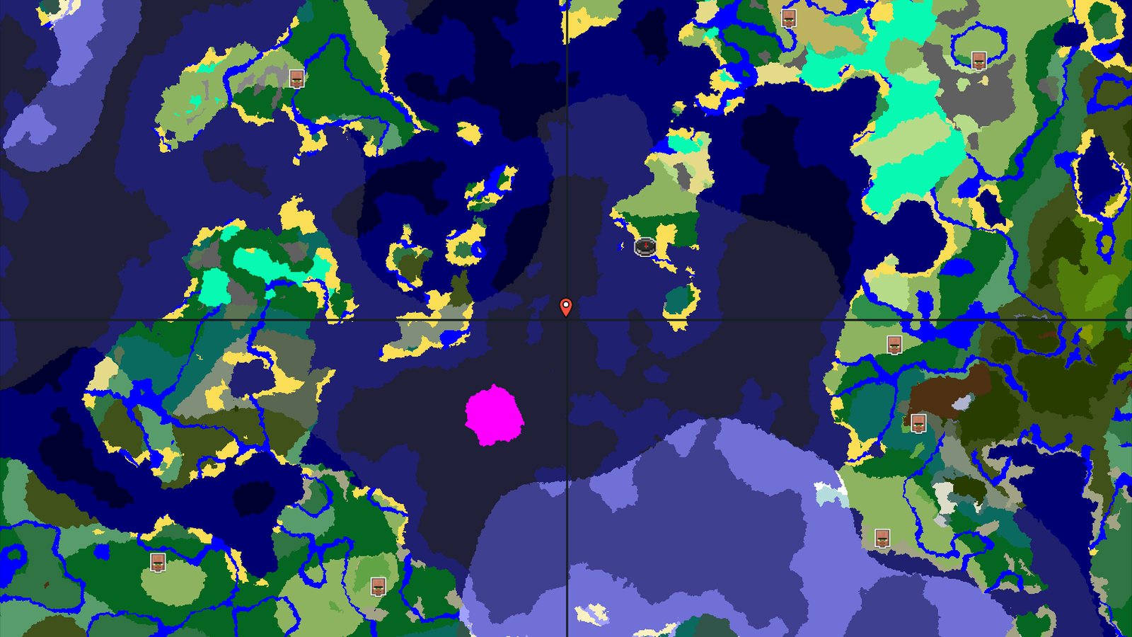 Taiga Island with Nearby Ocean Ruin — Minecraft seed preview