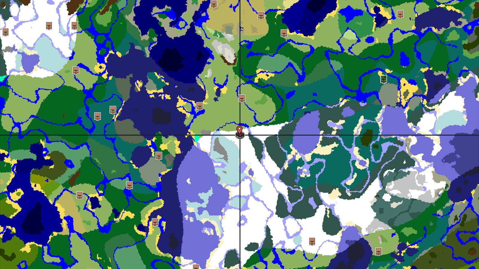 Ice Spikes Near Spawn in a Snowy Landscape — Minecraft seed preview