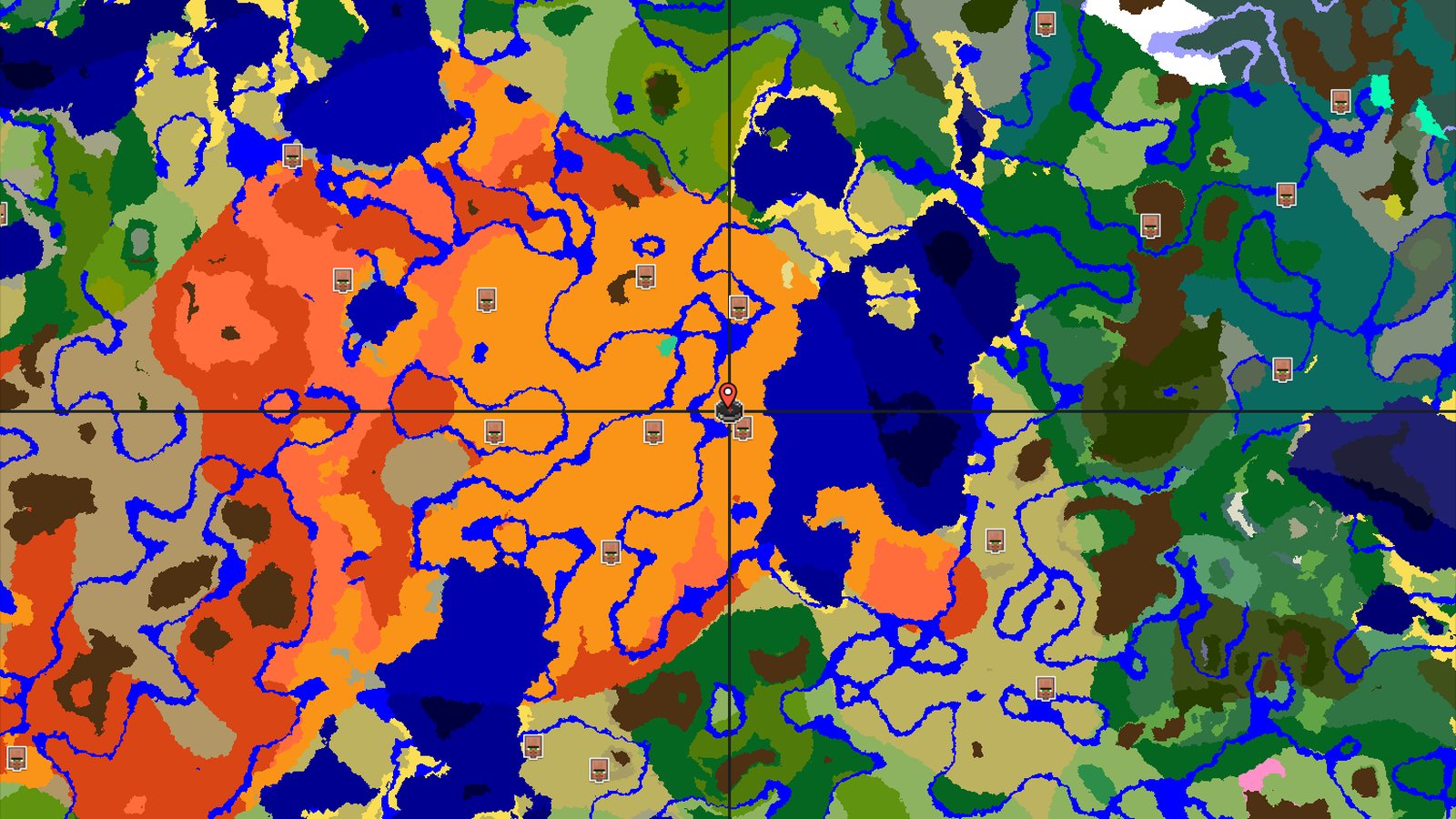 Desert Spawn with a Nearby Village and Trial Chambers — Minecraft seed preview