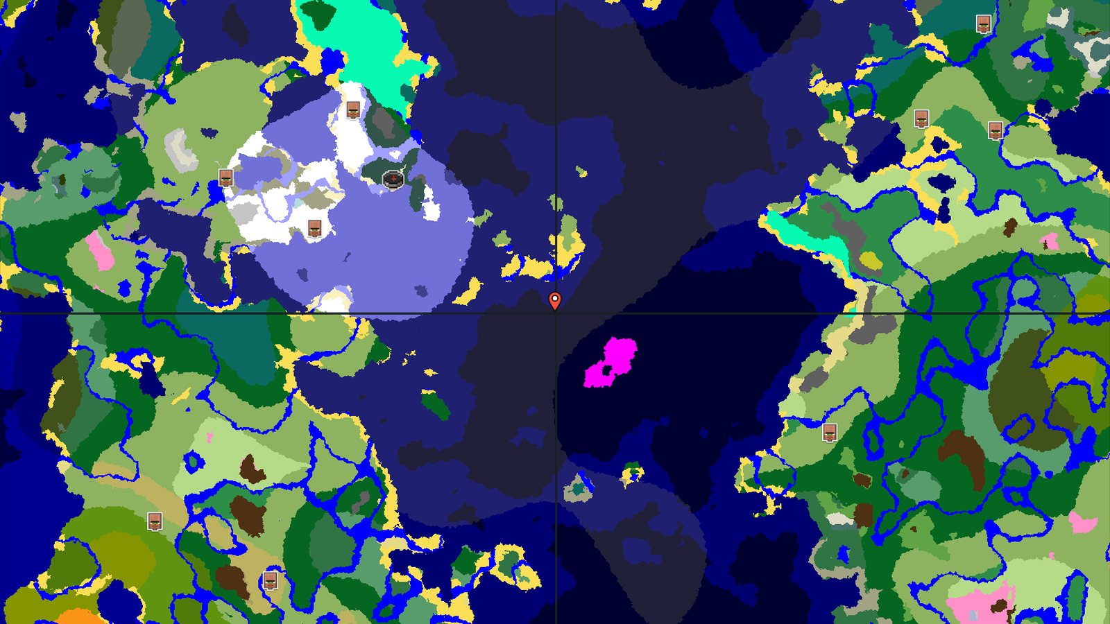 A Snowy Taiga Start with Buried Treasure Nearby — Minecraft seed preview
