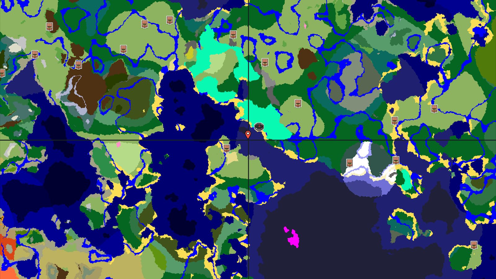 Trial Chambers and Ocean Monument Nearby — Minecraft seed preview