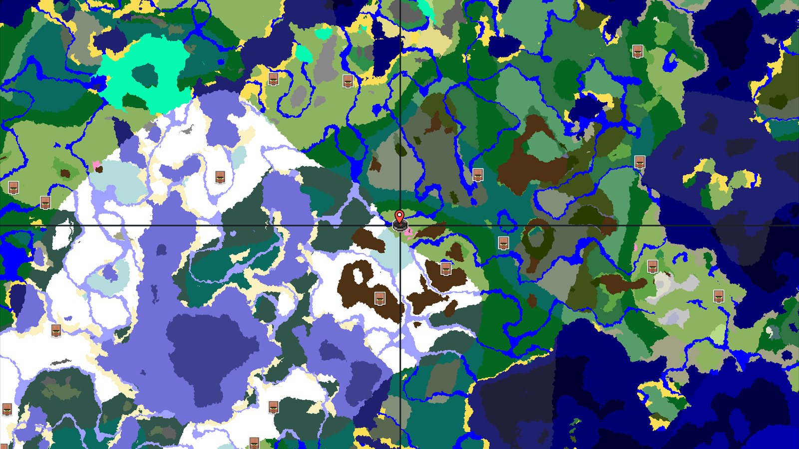 Cherry Grove and Ice Spikes Near a Plains Spawn — Minecraft seed preview