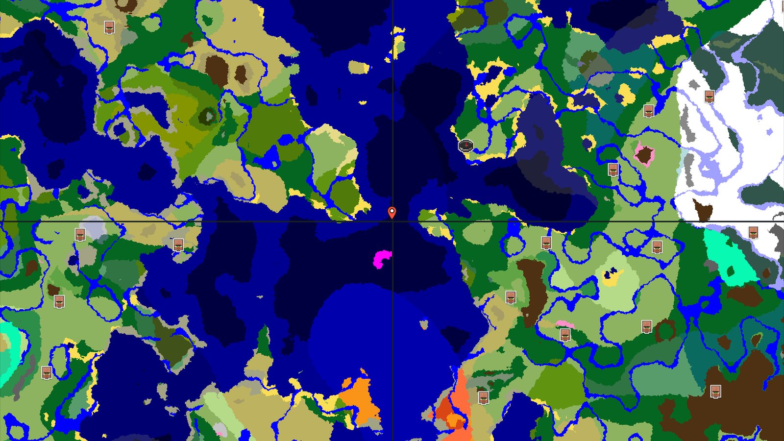 Ocean-Heavy Start with a Near Buried Treasure — Minecraft seed preview