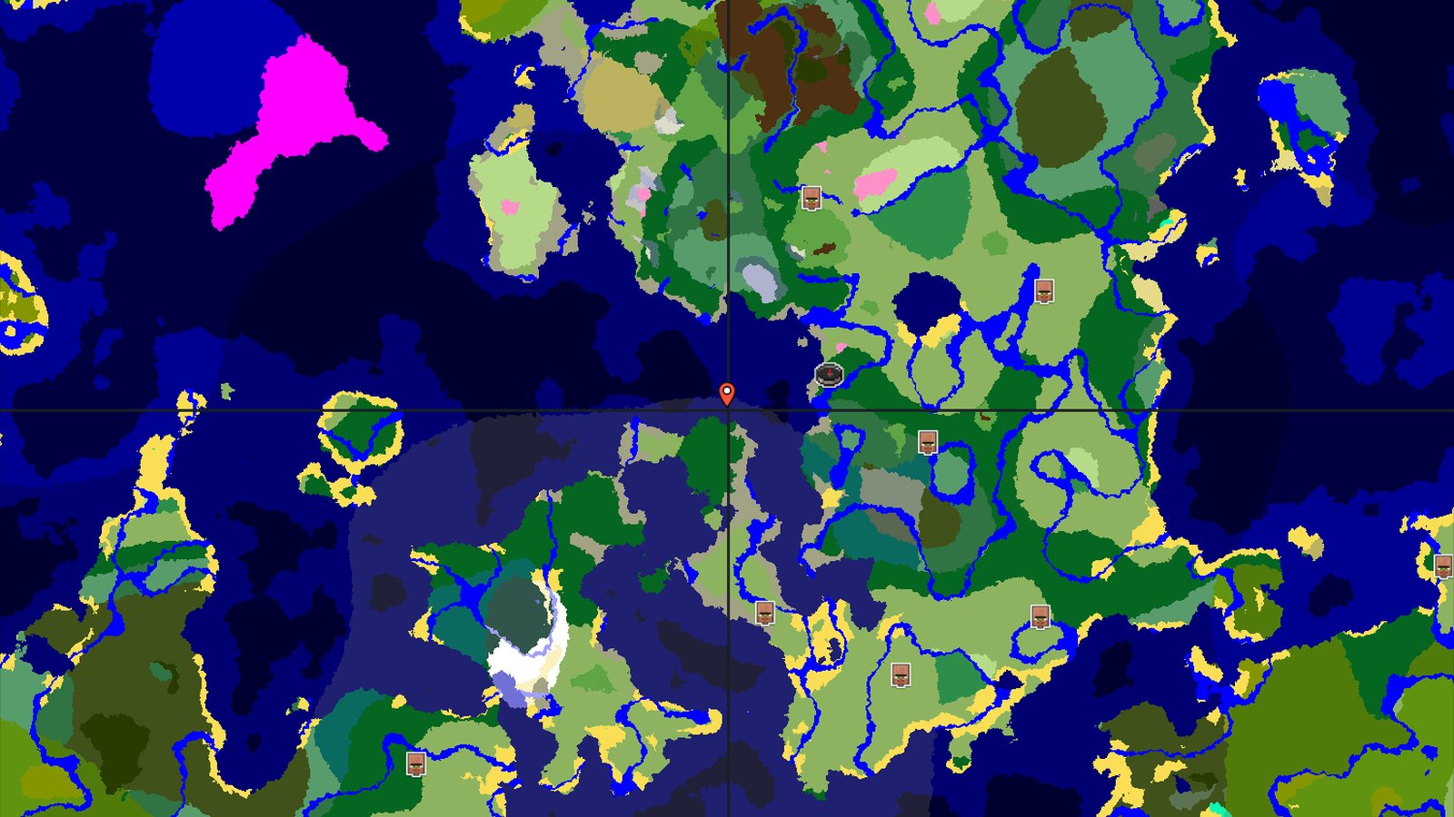 Ancient City and Cherry Grove Near a Coastal Forest Spawn — Minecraft seed preview