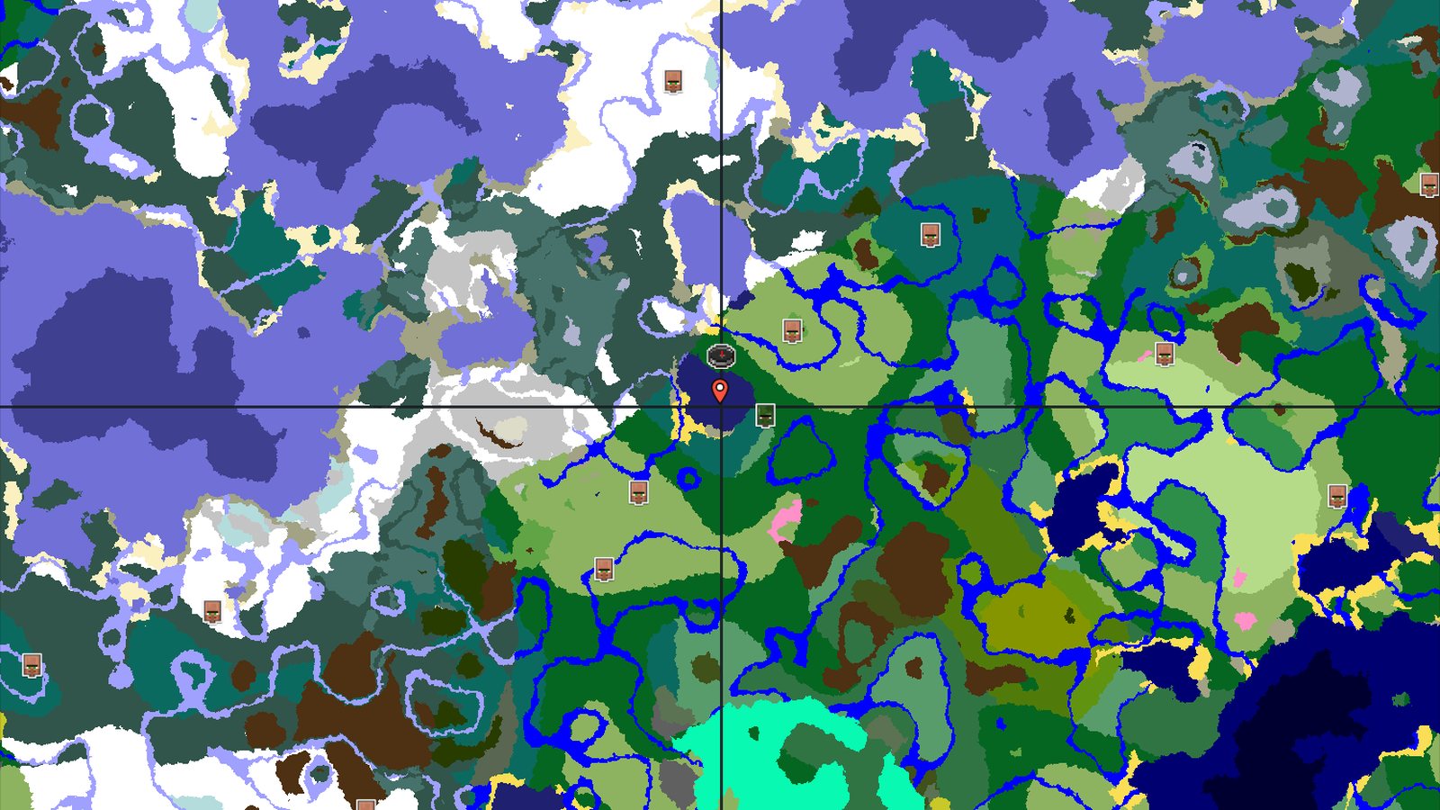 Forest Spawn with Nearby Abandoned Village — Minecraft seed preview
