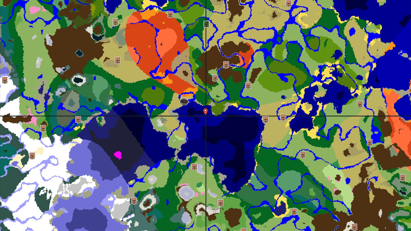 Savanna Spawn with Nearby Eroded Badlands — Minecraft seed preview