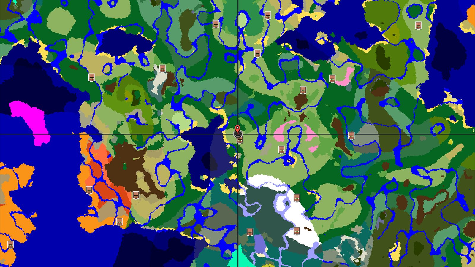 A Modest Start with a Cherry Grove Surprise Nearby — Minecraft seed preview