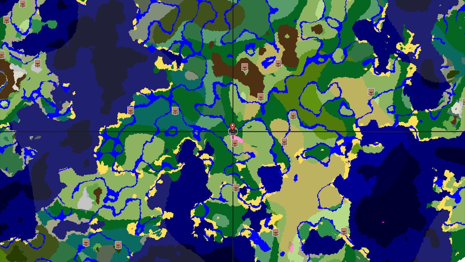 Cherry Grove Mountainside Near Spawn — Minecraft seed preview