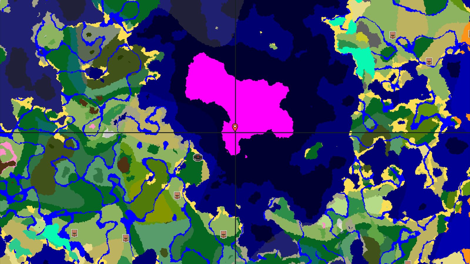 Mushroom Fields Island Near Spawn — Minecraft seed preview