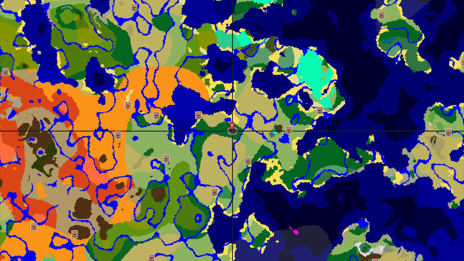 Forest Spawn with Nearby Savanna and Trial Chambers — Minecraft seed preview