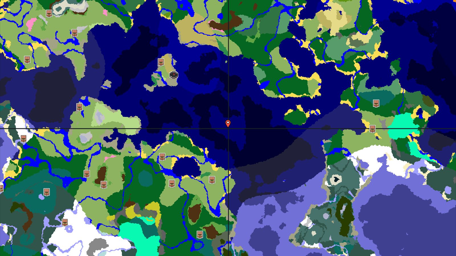 Savanna Spawn with Close Coastal Structures — Minecraft seed preview