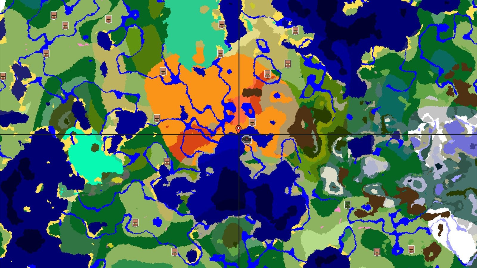 Desert Spawn with Nearby Village and Trial Chambers — Minecraft seed preview