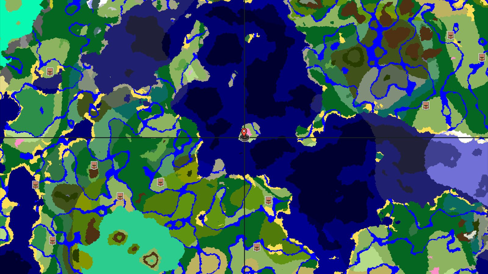 Island Spawn with a Close Cherry Grove — Minecraft seed preview