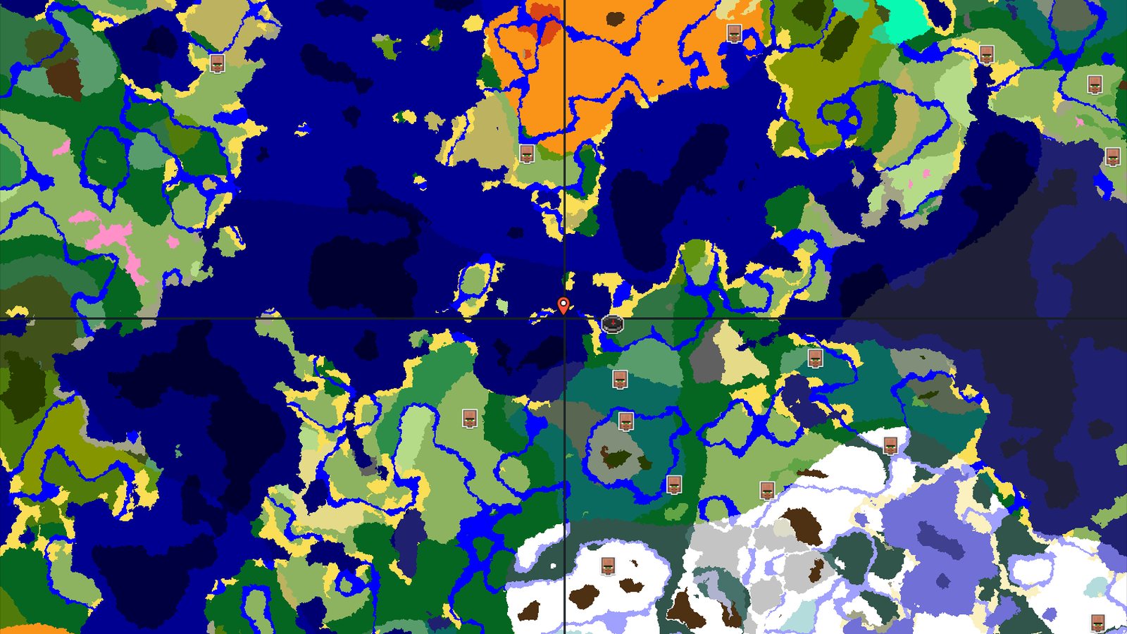 Trial Chambers Near River and Birch Forest Spawn — Minecraft seed preview