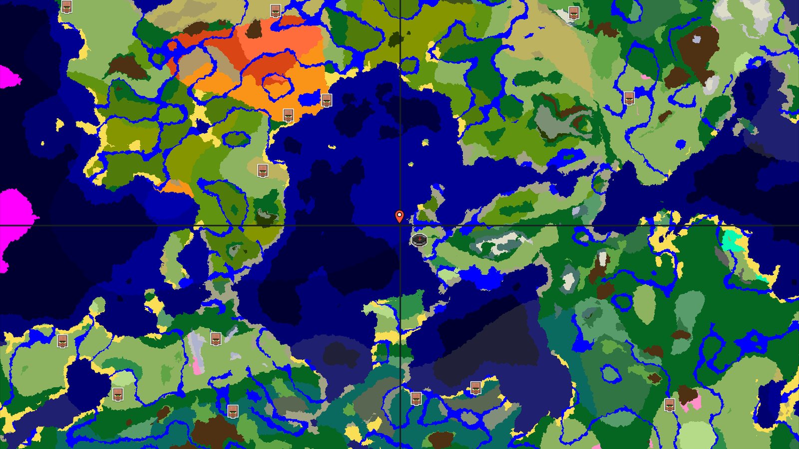 Flower Forest and Trial Chambers Near Spawn — Minecraft seed preview