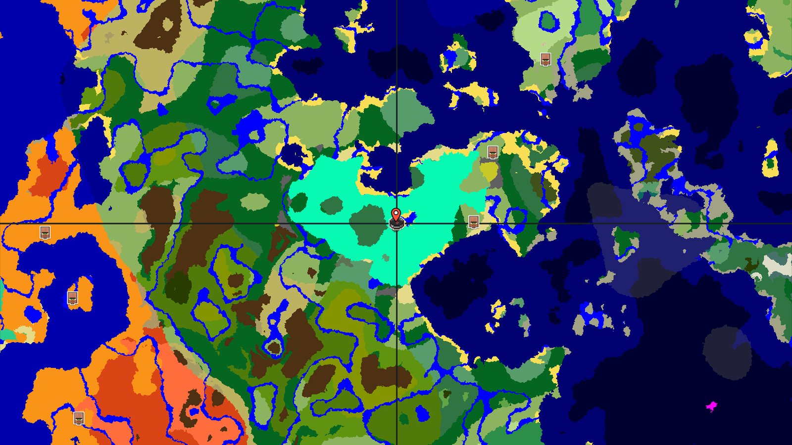 Swamp Spawn with Nearby Jungle Temple — Minecraft seed preview