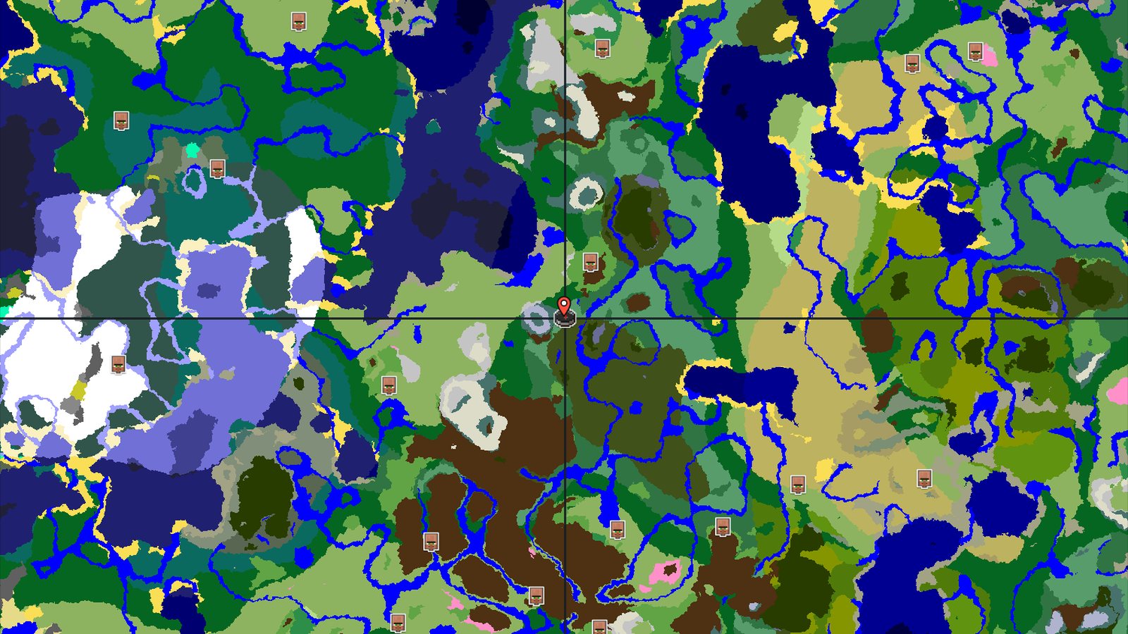Woodland Mansion, Lush Caves, and Snowy Peaks — Minecraft seed preview