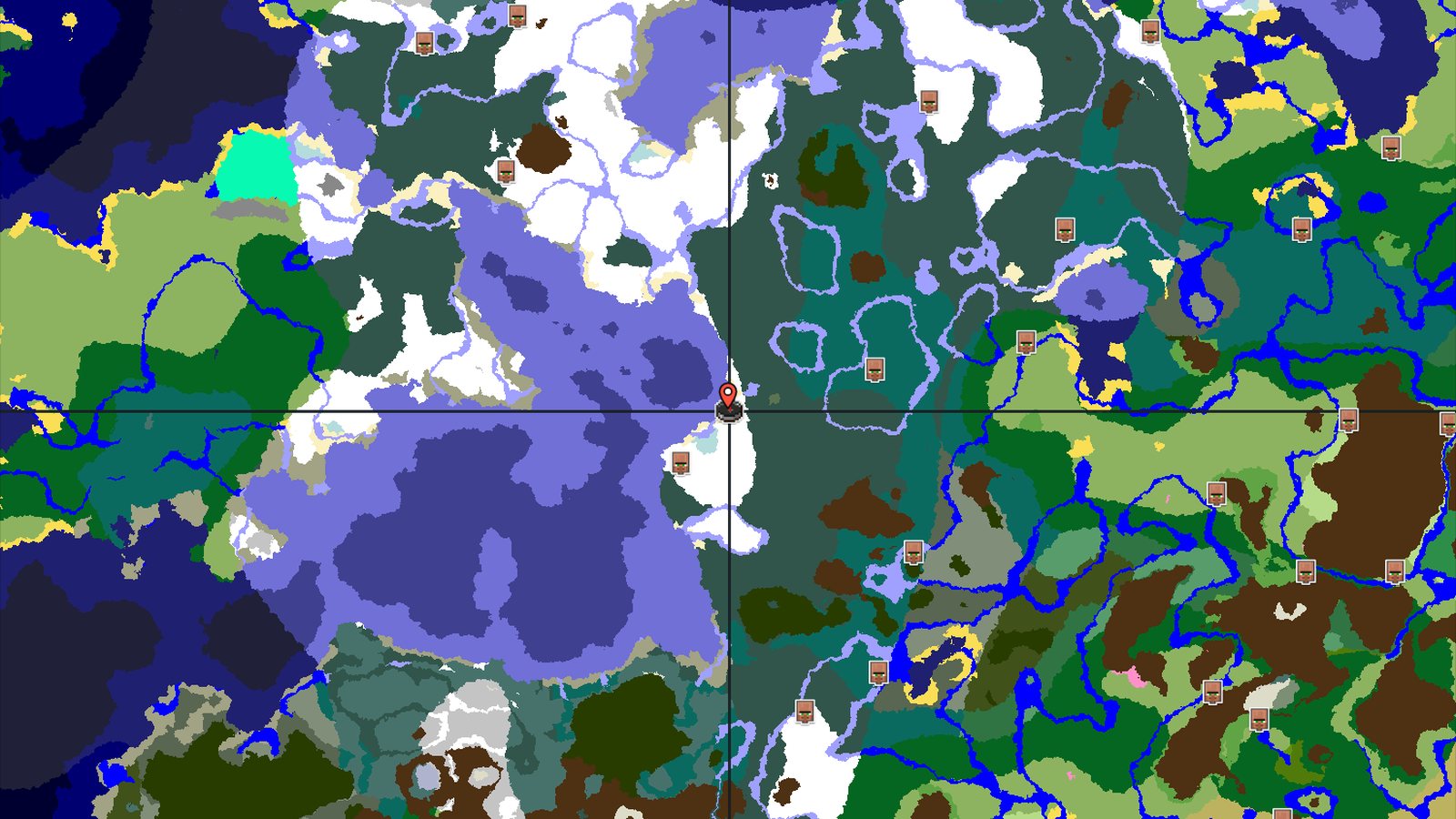 Ice Spikes Near Spawn in a Snowy World — Minecraft seed preview