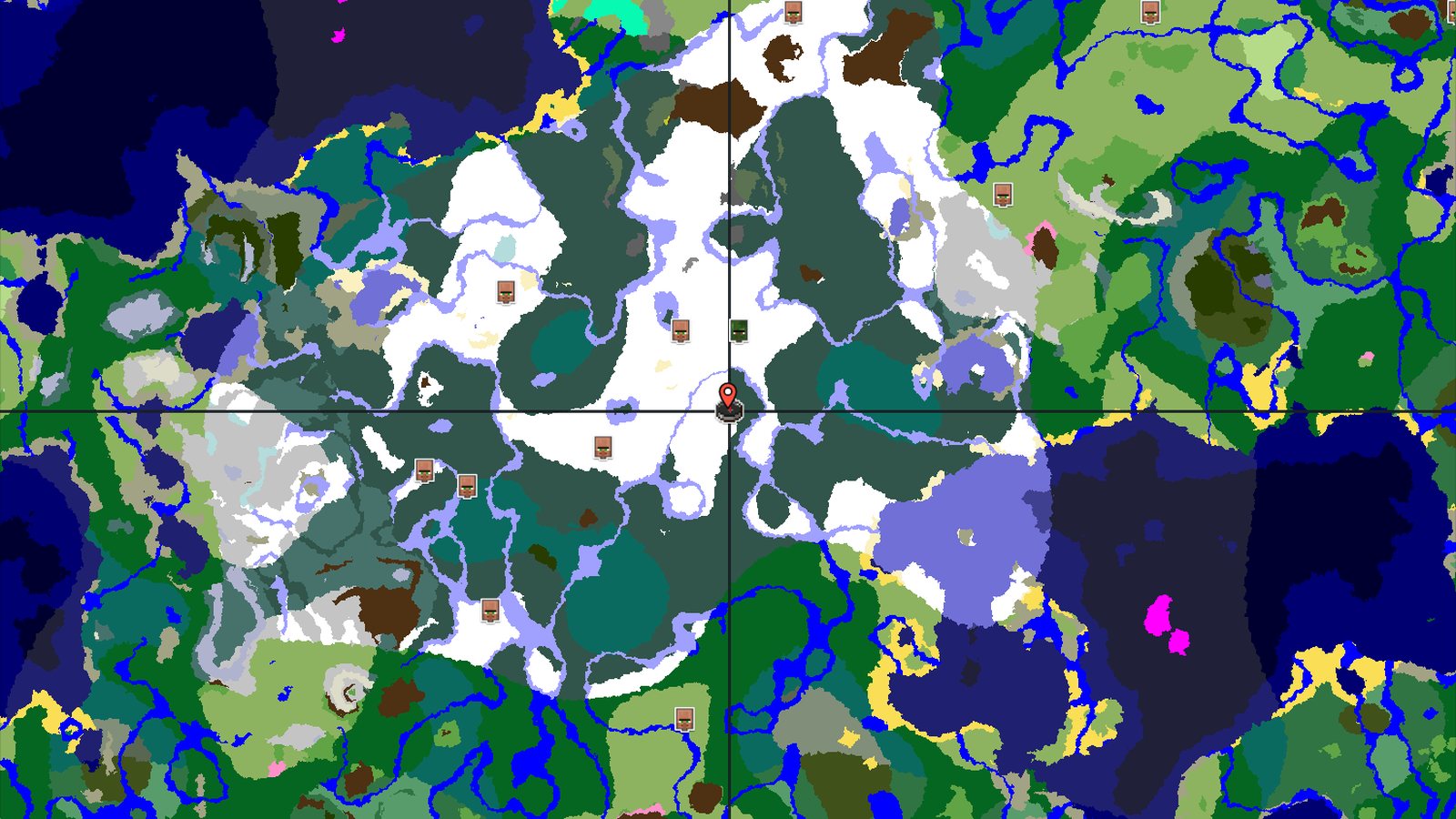 Snowy Start With a Zombie Village Nearby — Minecraft seed preview