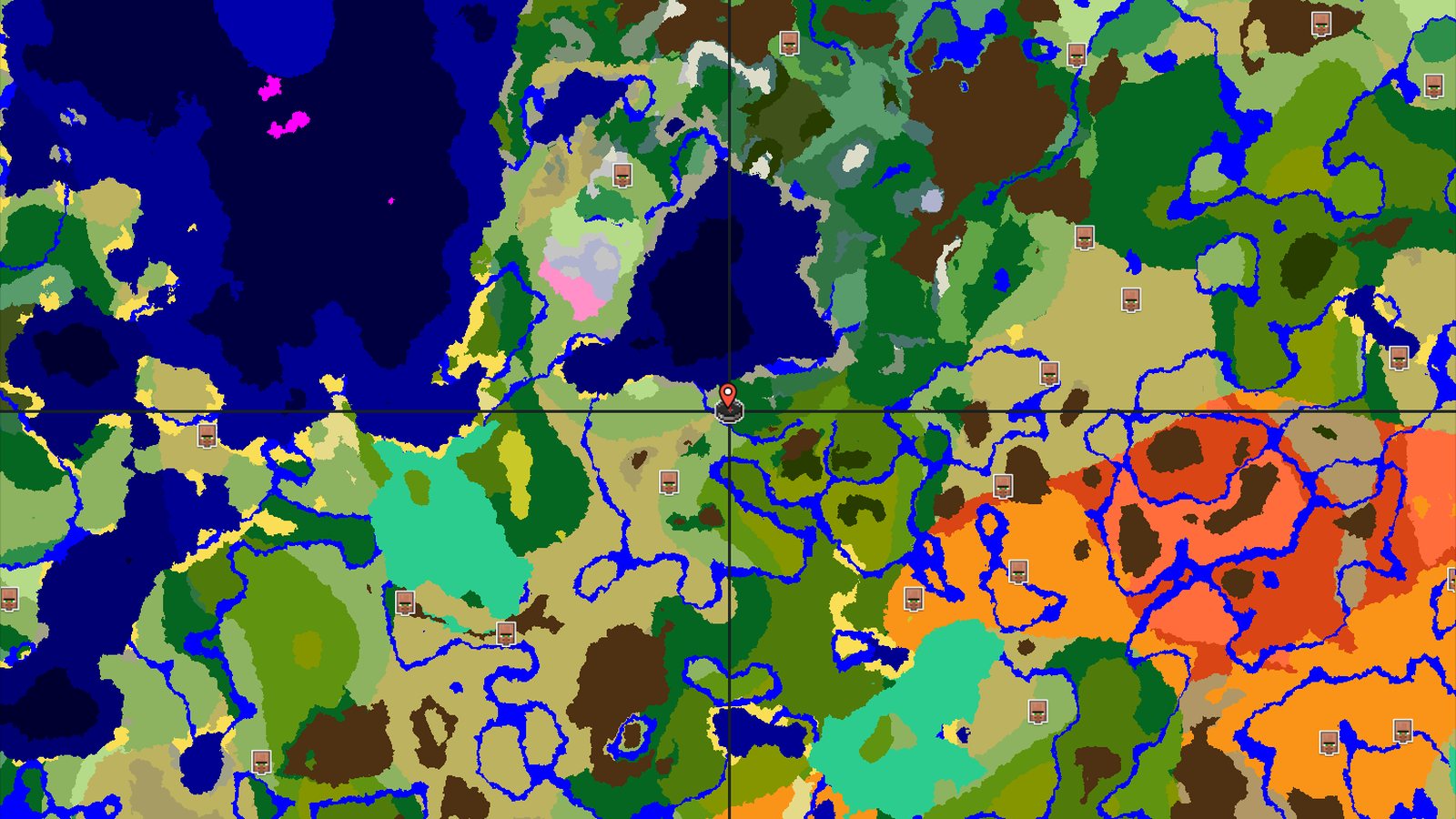 Jungle and Savanna with Close Trial Chambers — Minecraft seed preview