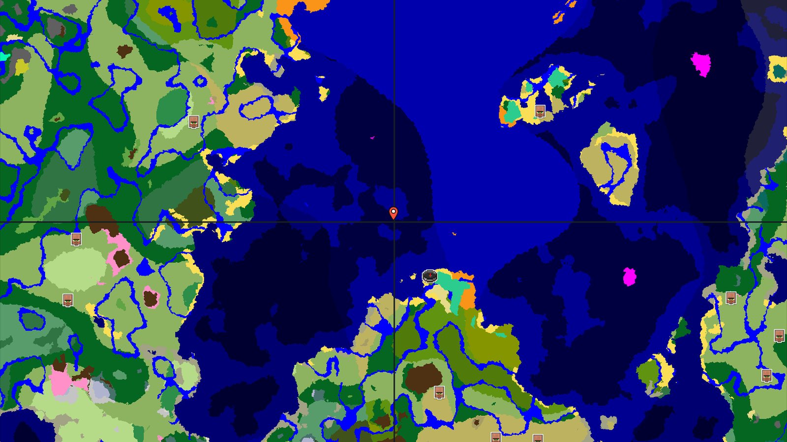 Mangrove Swamp Spawn with Nearby Trial Chambers — Minecraft seed preview